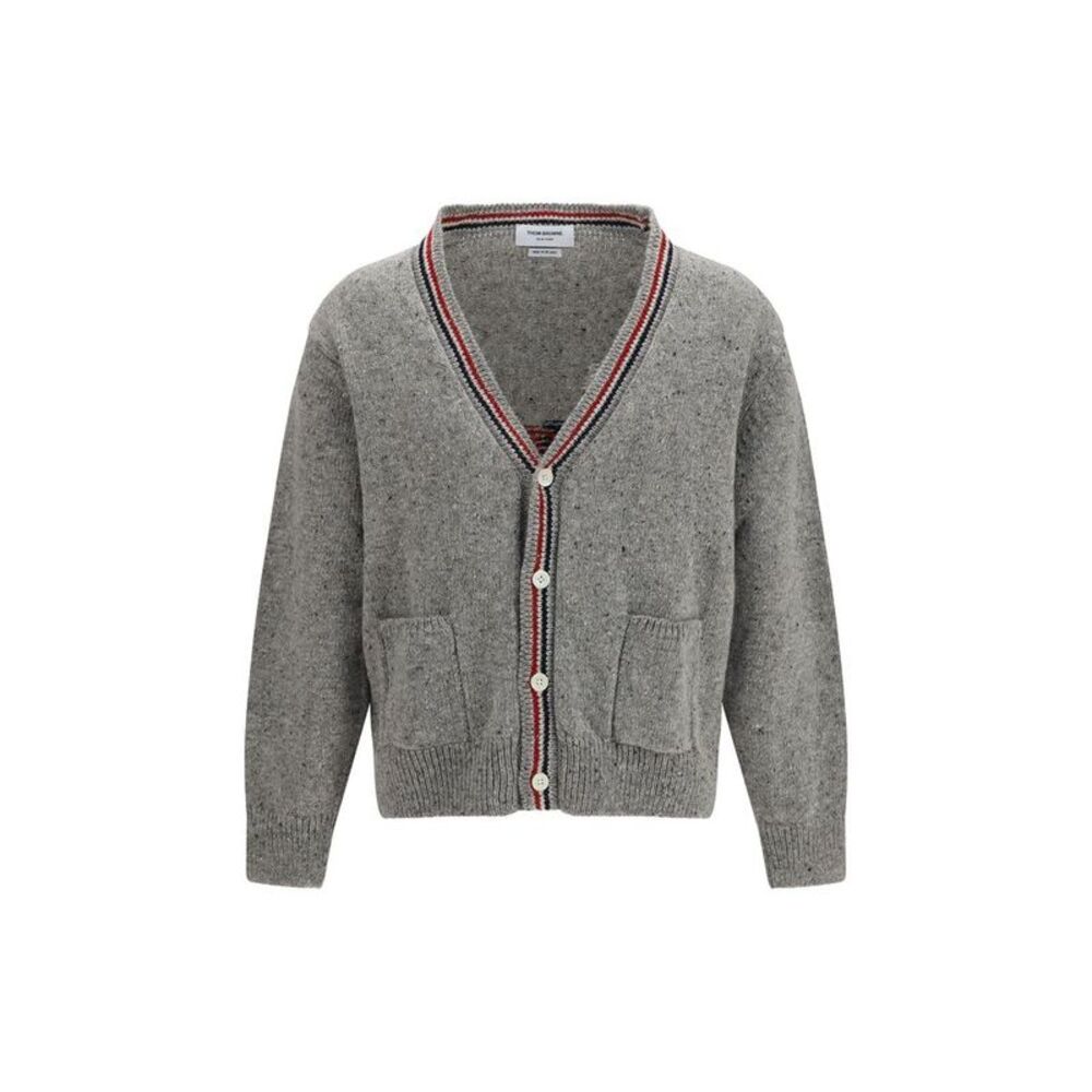 Thom Browne Gray Wool Oves Aries Men's Cardigan